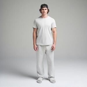 Skims Cotton Men’s Classic T-Shirt In Light Heather Grey